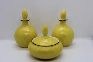 Vintage Art Deco German Bavaria Perfume Bottles Powder Jar Dresser Set BB - Picture 1 of 5