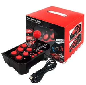 4in1 Retro Arcade Joystick Controller USB Wired PS3/Switch/PC/Android - Picture 1 of 6