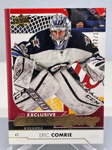 17-18 Eric Comrie SP/100 #476 Winnipeg Jets UD Young Guns Exclusives - Bild 1 von 2