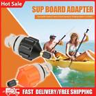 2X Rowing Boat Air Valve Paddle Board Pump Adapter (Black+Orange)