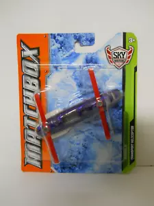Matchbox Dschungeltransporthubschrauber 2012 Mattel Sky Busters Druckgussflugzeug - Bild 1 von 2