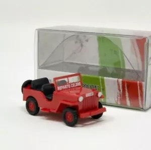 BS00101 Blackstar HO Jeep Willis M38 Reparto Celere Polizia italiana scala 1:87 - Foto 1 di 2
