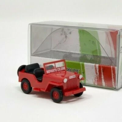 BS00101 Blackstar HO Jeep Willis M38 Reparto Celere Polizia italiana scala 1:87 - Immagine 1 di 2