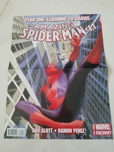 THE AMAZING SPIDER-MAN / FIGMENT DOUBLE-SIDED PROMO POSTER 10" x 13" 2014 UNUSED - Picture 1 of 2