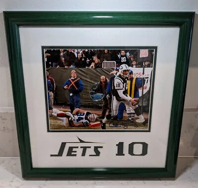 Foto firmada por Chad Pennington de 8x10 enmarcada personalizada Steiner Foto 1 de 3