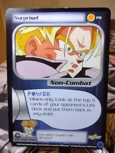 DBZ CCG DRAGON BALL Z GT SUPER - ¡SORPRESA! P9 TARJETA PROMOCIONAL BAÚLES SAGA PUNTUACIÓN 2001 - Imagen 1 de 2