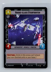Star Wars Unlimited JTL Foil Card #739 Rogue-Class Starfighter - Picture 1 of 2