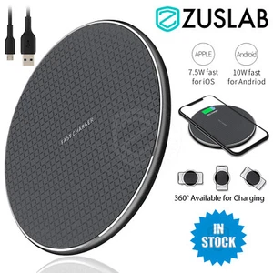 Universal 10W Wireless Charger Charging Pad For iPhone 14 15 Pro Max Samsung - Picture 1 of 10