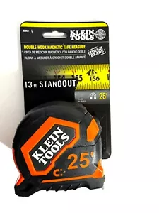 25 Ft. Tape Measure with Magnetic Double-Hook - Picture 1 of 6