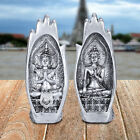 Resin Living Room Buddha Statues Buddhist Figurine Decoration Gifts (Silver) Emb