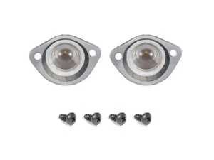 1979-1993 Ford Mustang Rear License Plate Light Lens Covers with Screws - Picture 1 of 1