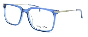 NAUTICA - N8163 410 54/17/140 - NAVY CRYSTAL - NEW Authentic MEN EYEGLASSES - Picture 1 of 2