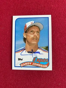 1989, Randy Johnson, "Autographed" (JSA) "Topps" Rookie Card (Scarce / Vintage) - Picture 1 of 2