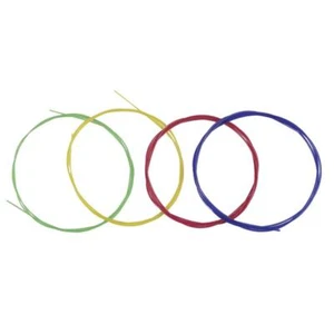 4pcs Ukulele Strings Rainbow Colorful Guitar Strings For Acoustic Folk Guitar - Picture 1 of 12