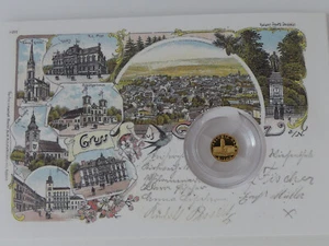 TSCHECHIEN 2023 GOLD COIN PP - HISTORISCHE ANSICHTSKARTEN - JABLONEC NAD NISOU - - Picture 1 of 7