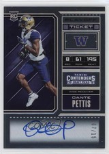 2018 Contenders Draft Picks Playoff Ticket /15 Dante Pettis Rookie Auto RC
