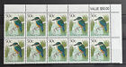 New Zealand block of 10 stamps 50c MNH, superb , /1