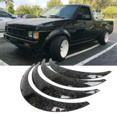 For Nissan Hardbody D21 4PCS Car Cover Extra Wide Body Kits Wheel Fender Flares  Foto 1 de 4