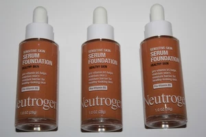 Neutrogena Sensitive Skin Serum Foundation - Light/Medium 02 Lot Of 3 Sealed - Picture 1 of 2
