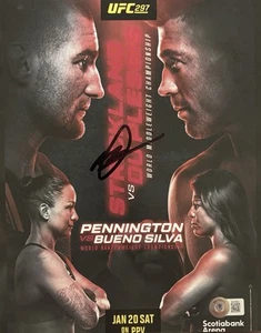 Dricus Du Plessis Stillknocks Signed 8x10 PHOTO! UFC Champ! Fan Favorite! W/COA - Bild 1 von 3