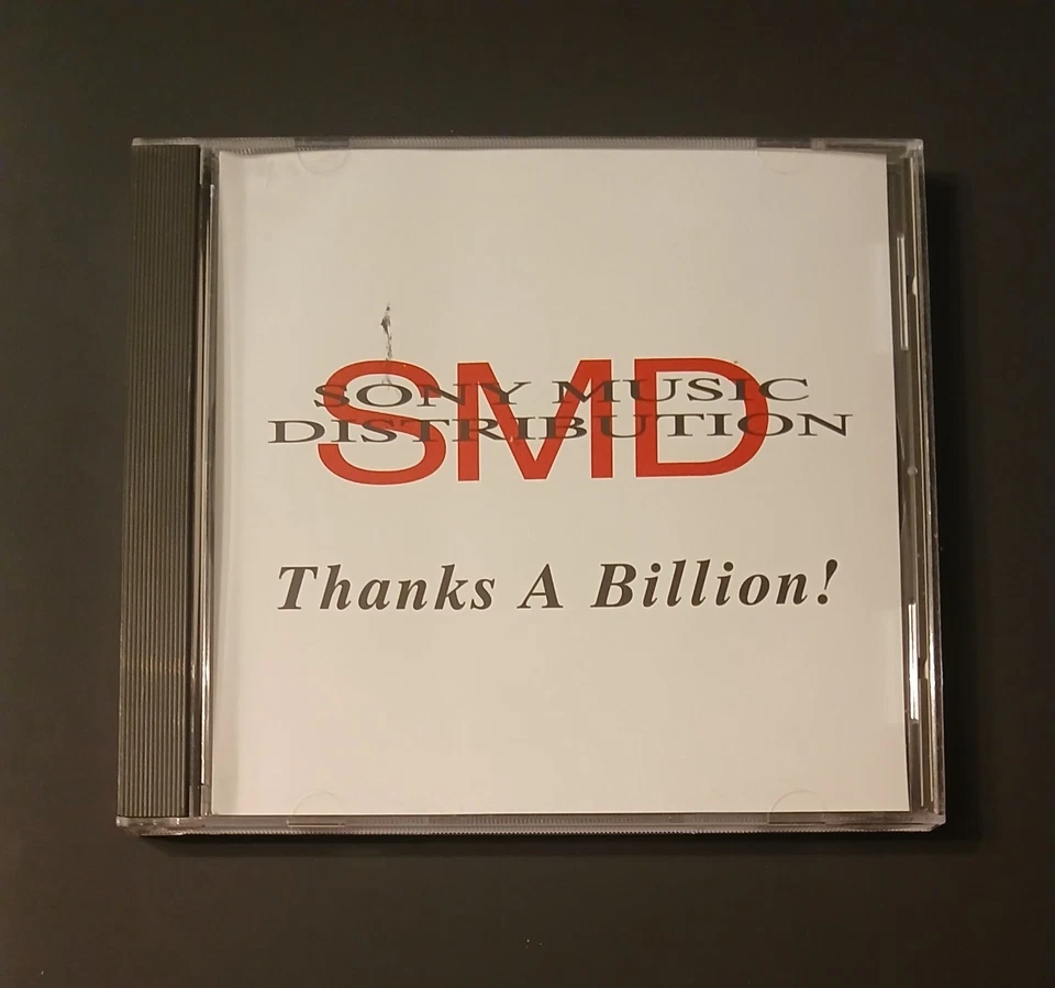 SONY Thanks A Billion RARE Promo CD,  Music Distribution SMD, FREE Ship - Image 1 of 4