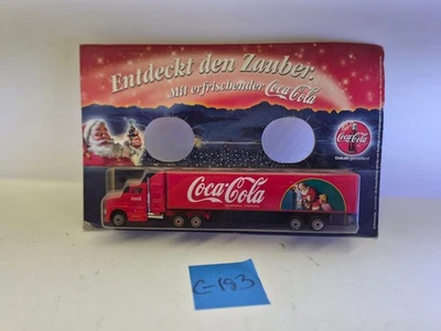 Camión Semi Contenedor Vintage Alemán Coca Cola Navidad 7" Original Sellado C-183 Foto 1 de 3