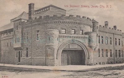 Jersey City NJ - 4TH REGIMENT ARMORY - Postcard - Image 1 of 2