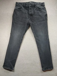 NEXT anthrazitgrau Herren 36" normale Taille 31" Innenbein 79% Baumwolle - Bild 1 von 17