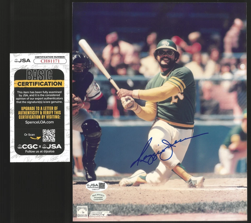 REGGIE JACKSON Signed Autographed 8x10 Photo ~ JSA Authentic - Image 1 of 1