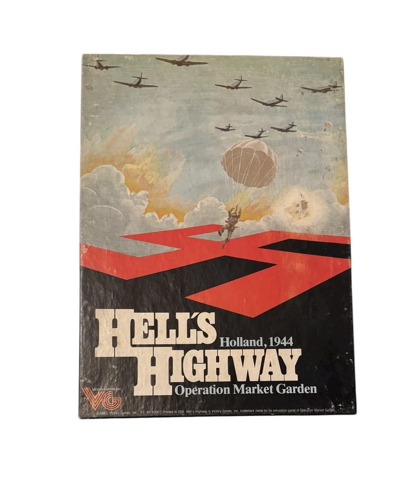Victory Games Hell's Highway Operation Market Garden Holland 1944 UNPUNCHED - Image 1 of 4
