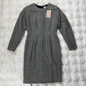 MM. Lafleur Dress Women's Size 6 Rosa Virgin Wool Tweed Luxury Designer - Picture 1 of 12
