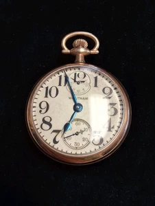 Antique 16s Woltham 23 Jewels Vanguard Up/down Indicator Railroad Pocket Watch - Picture 1 of 5