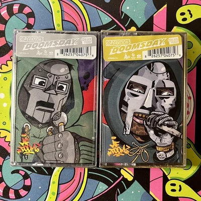 MF DOOM Operation Doomsday 1/2000 GOLD SILVER Cassette Tape COMBO 25th Anniv RSD - Image 1 of 2
