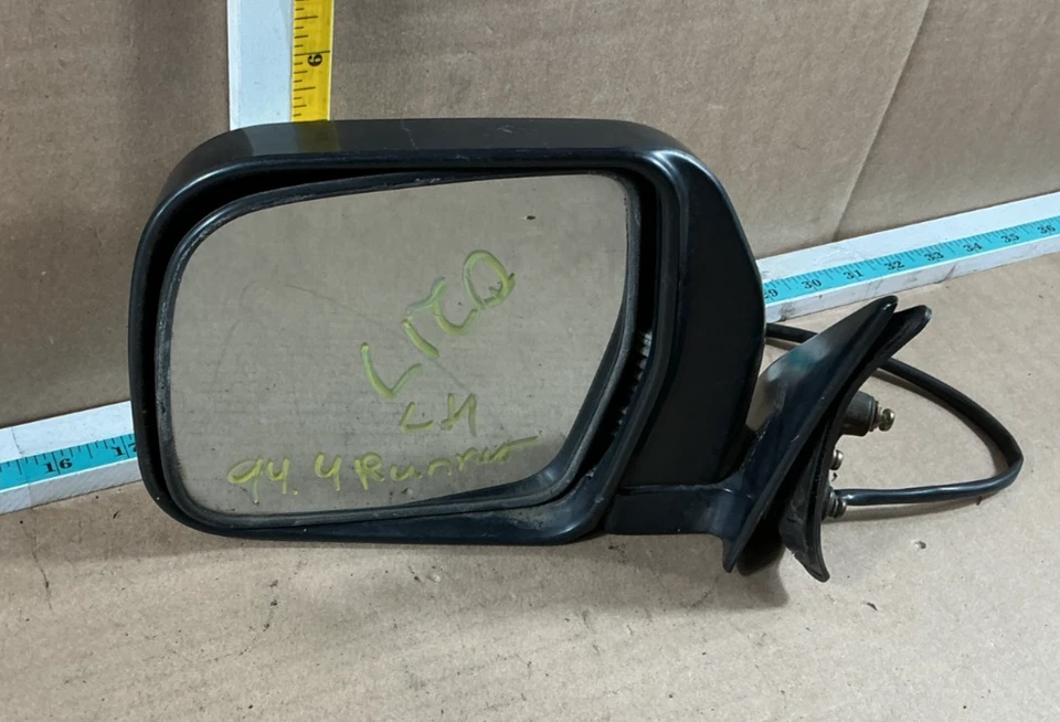 Espejo retrovisor puerta lado conductor izquierdo Toyota 4Runner 1992-1995 128-61017 OEM Foto 1 de 4