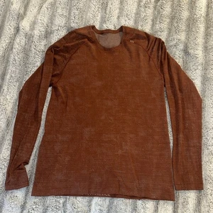 Lululemon Mens Metal Vent Tech Long Sleeve 2.0 Shirt Date Brown Size XL - Picture 1 of 6