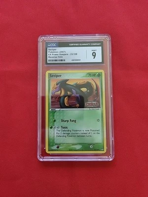 Pokemon: Seviper #23/108 EX Power Keepers Reverse Holo Rare 2007 - CGC 9 - A75 - Image 1 of 4