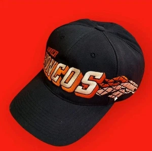 Vintage 90s Sports Specialties Pro Line Denver Broncos Grid Logo Snapback Hat - Picture 1 of 8