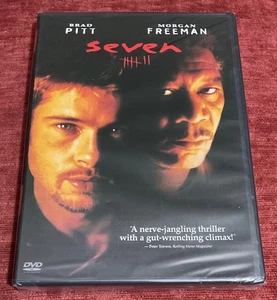 Seven DVD (1995) SEALED Brad Pitt Gwyneth Paltrow David Fincher - Psych Thriller - Imagen 1 de 2