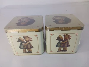 2, NEW SEALED, MJ Hummel Collectible Tin Metal Box 4” With Memo Paper - Picture 1 of 6