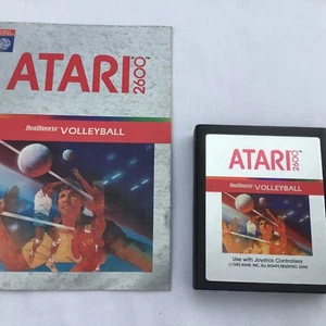 Juego y manual de voleibol Atari 2600 RealSports 1982 - Imagen 1 de 7