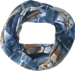 Schal Loopschal Strickschal mit Plüsch PlüschschalRundschal Teddyfutter 150x25cm - Bild 1 von 3