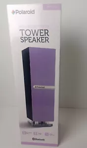 Polaroid Mini Bluetooth Tower Speaker Remote Rechargeable PURPLE Rare NEW - Picture 1 of 6