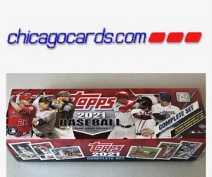 2021 Topps Series 1&2 Complete Factory Sealed Set 660cd + 5 Foil Parallel Cards - Bild 1 von 6