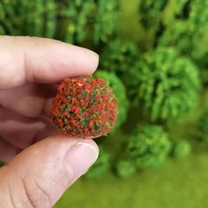 1SET DIY Model Multicolor Shrubs Ball HO/OO Scale Miniatures Lawns Garden Scene - Picture 1 of 11