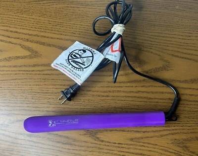 Plancha de pelo Platinum Genius elemento calefactor 1,25 placas de cerámica púrpura Foto 1 de 2