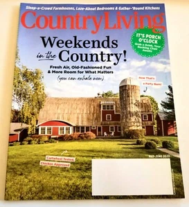 Country Living Magazine. May, June 2022. Weekends In The Country! Fresh Air, Old - Picture 1 of 8