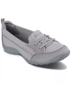 🎁Skechers Womens Relaxed Fit Breathe Easy Holding Slip-Ons Gray Sneakers Sz 9.5 - Picture 1 of 8