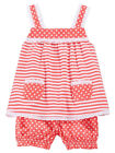 First Impressions Baby 2-Piece Girl Stripes  Polka Dots Bloomer, 24 Months