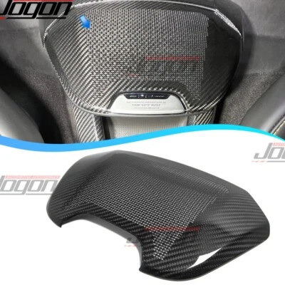 Cubierta de altavoz cascada de carbono real para Corvette C8 cupé convertible Z06 2020+ Foto 1 de 4