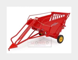 1:32 UNIVERSAL HOBBIES Mathiaut Mdt 72 Small Bale Collecting Cart Red UH6722 MMC - Picture 1 of 2